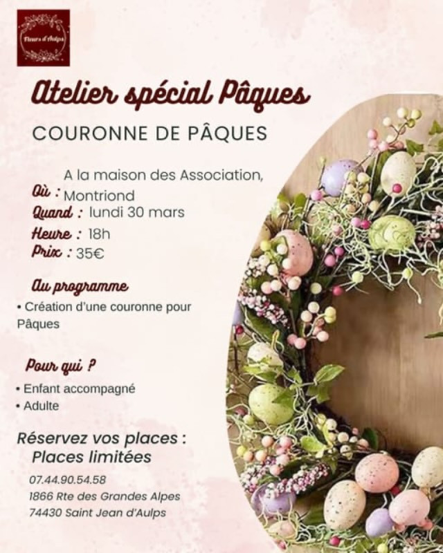 Atelier couronne de Pâques_Montriond