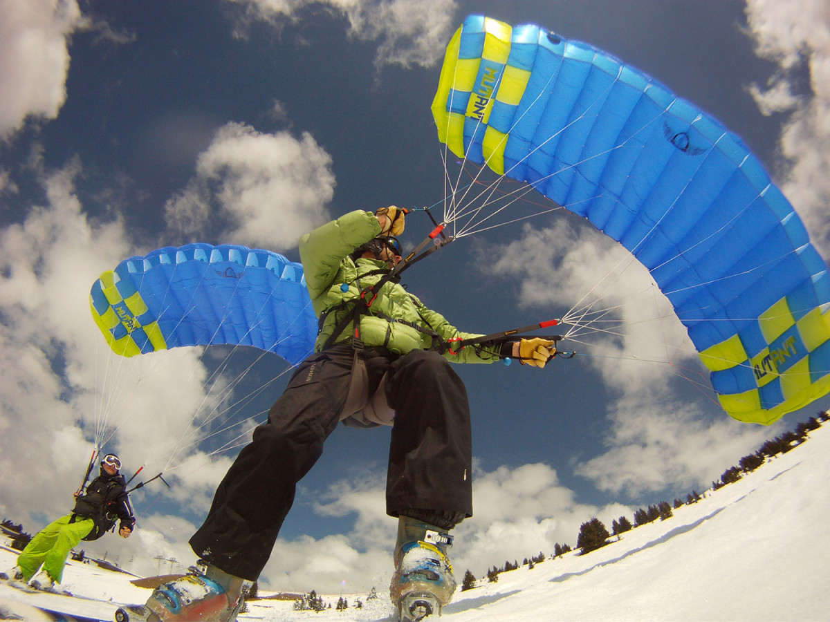 Découverte du speed-riding