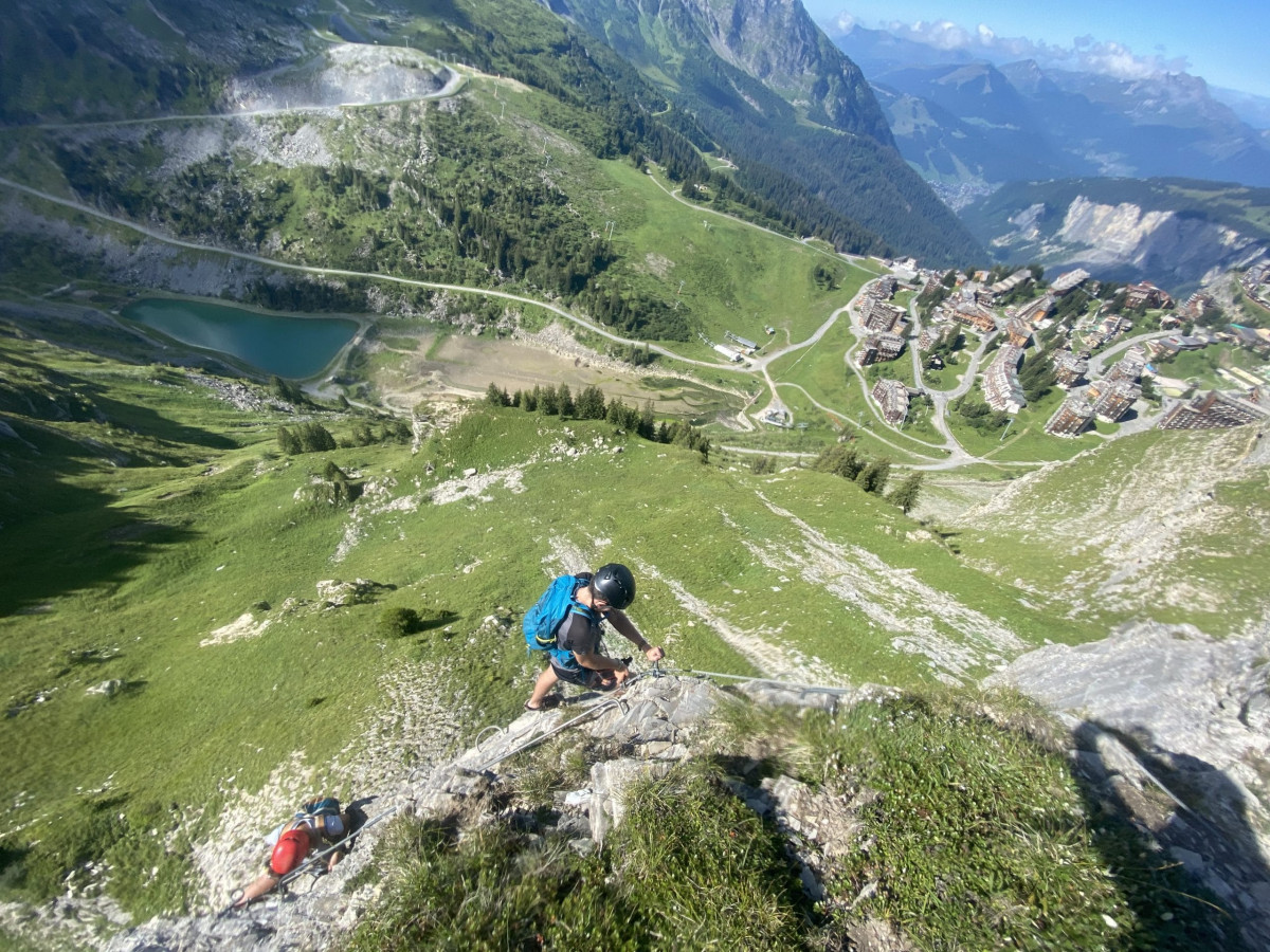 Via Ferrata activity with the Morzine Avoriaz Guides office_Morzine Via Ferrata activity with the Morzine Avoriaz Guides office_Morzine