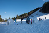 Construction d'igloos