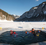 plongée sous glace