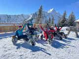 Mountain kart en hiver