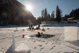 plongée sous glace au lac