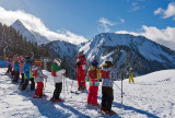 Cours collectif de ski alpin