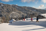 Balade en raquettes au dessus du Col de l'Encrenaz
