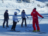 Cours collectif de ski alpin