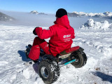 Mountain kart en hiver