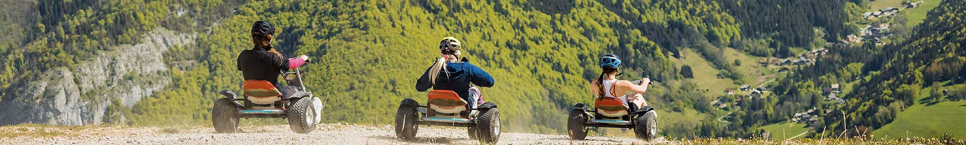 Mountain kart en été