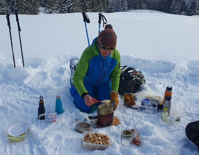 Snowshoes Fondue