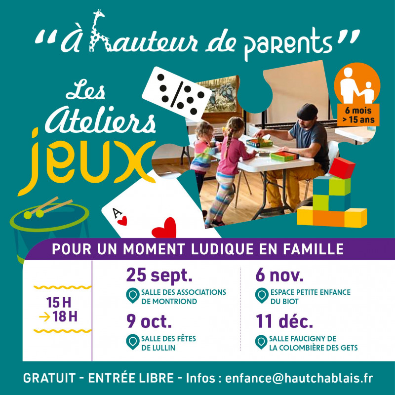 Les ateliers jeux