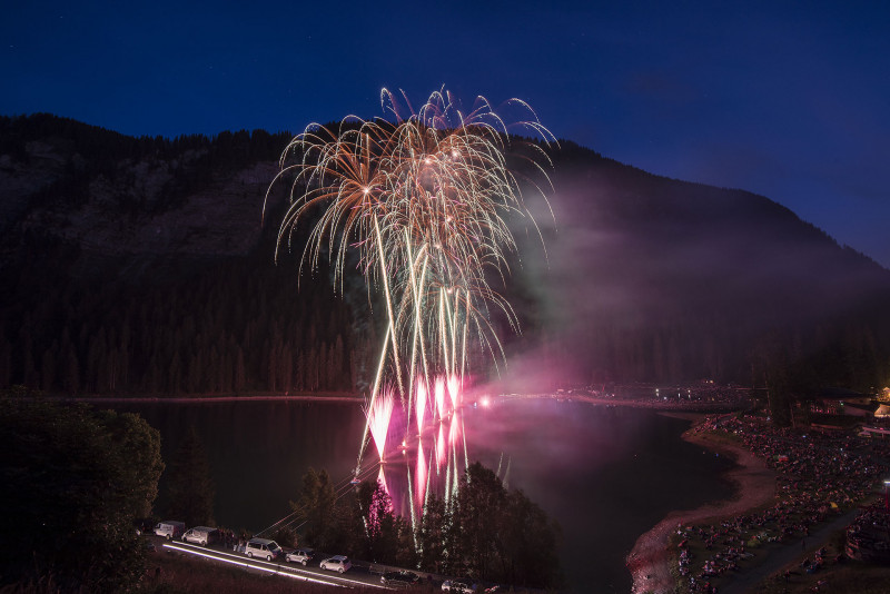Feu artifice Montriond