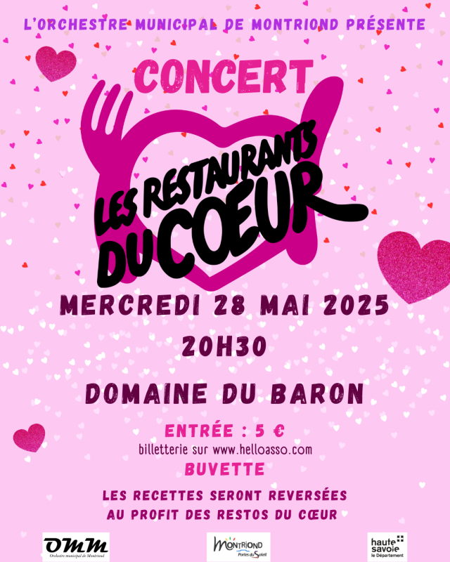 Concert ; Les Restaurants du Cœur_Montriond