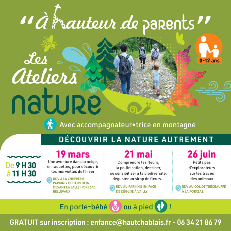 A hauteur de parents : Atelier nature au Col de Tréchauffé_La Forclaz