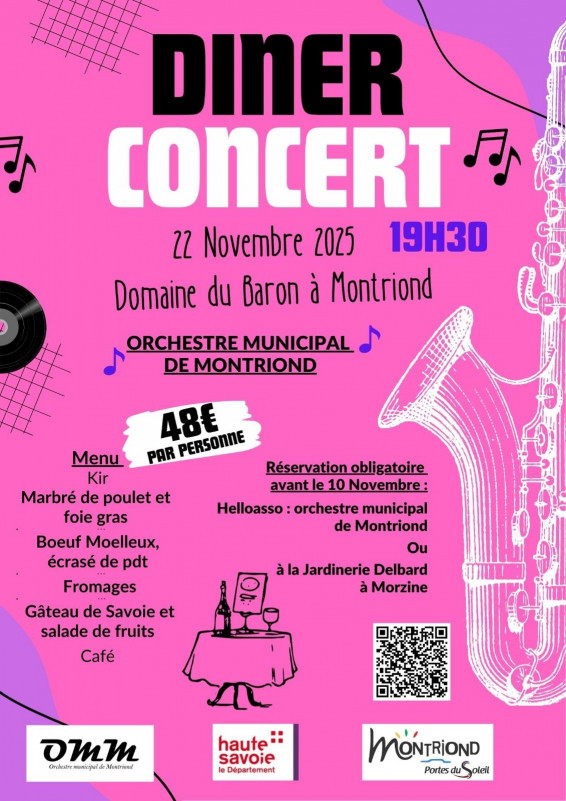 Dinner concert by the Montriond Municipal Orchestra_Montriond