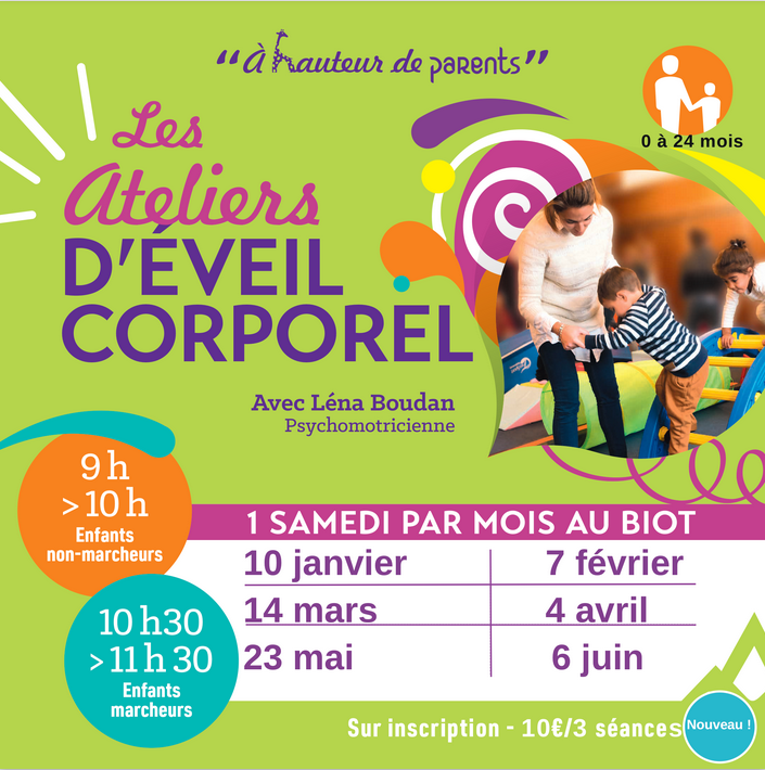 A hauteur de Parents : Ateliers d'éveil Corporel_Le Biot