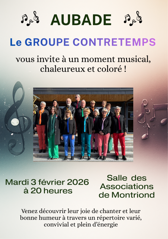 Concert by the band Contretemps