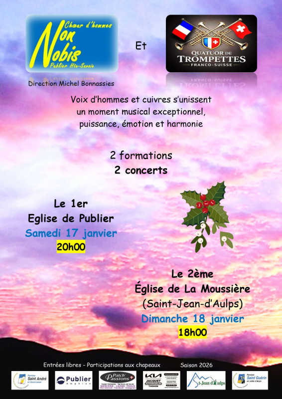 Concert à l'église de la Moussière