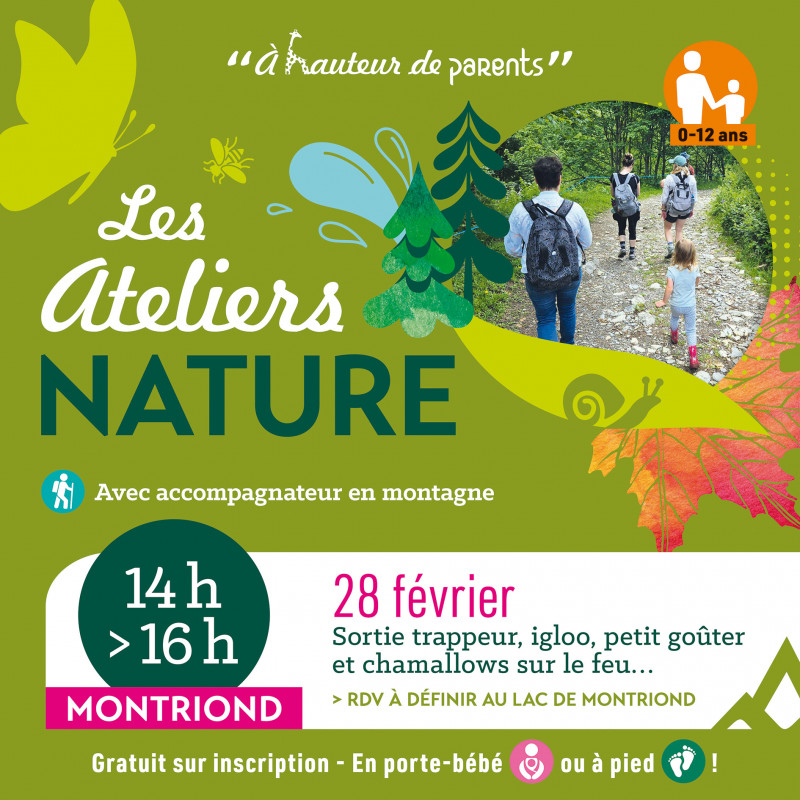 A hauteur de parents : Atelier nature_Montriond