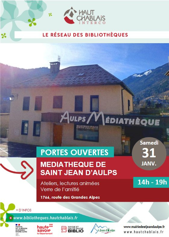 Portes ouvertes Médiathèque de Saint-Jean-d'Aulps-Saint