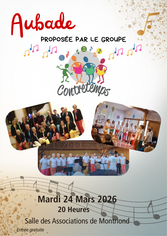 Concert by the band Contretemps_Montriond