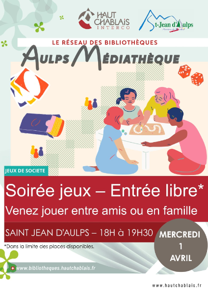 Soirée jeux Aulps Médiathèque_Saint-Jean-d'Aulps
