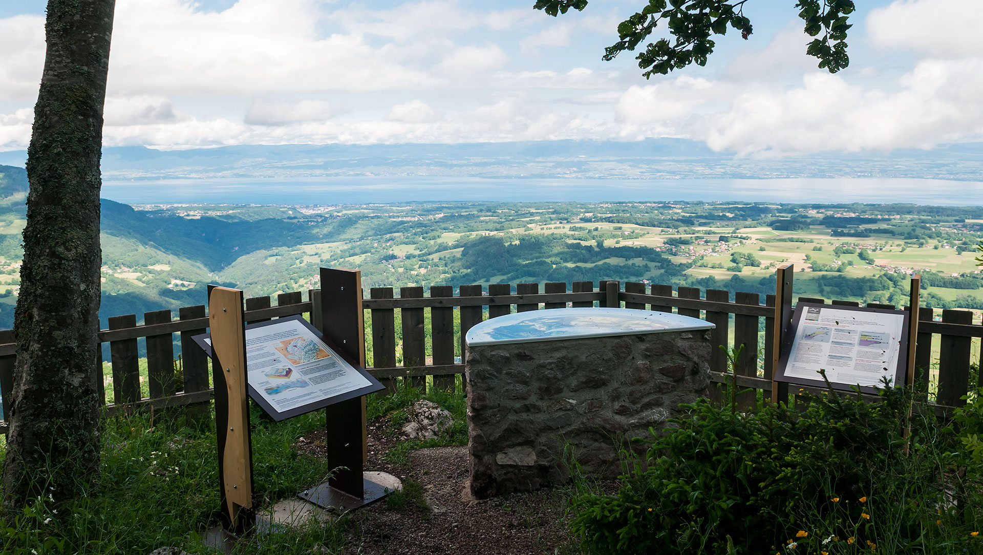 Table d'orientation du Belvédère de Tréchauffé