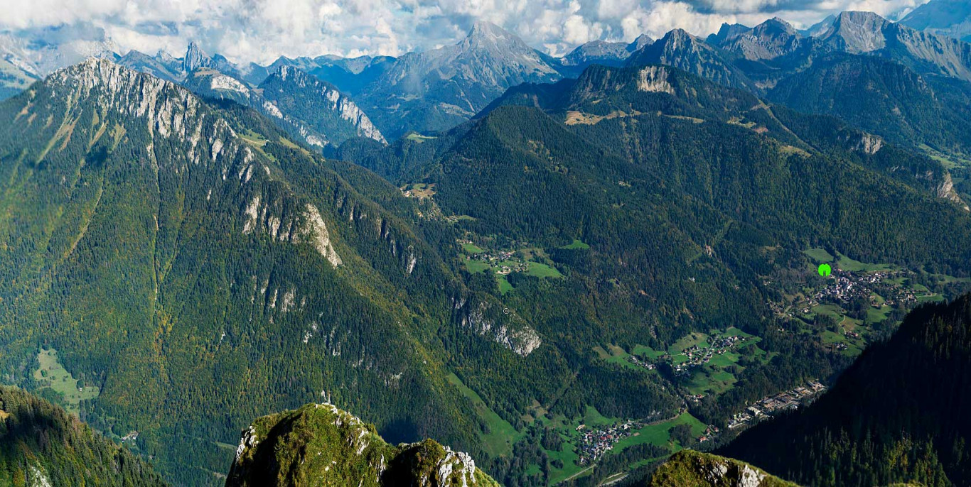 Visite virtuelle Les villages vus d'en haut